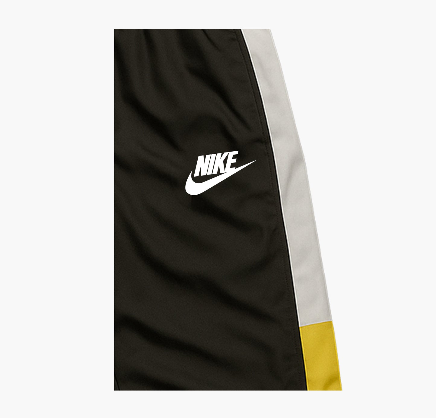 Nike Vintage Track Pants Black & White Baggy Fit (M)