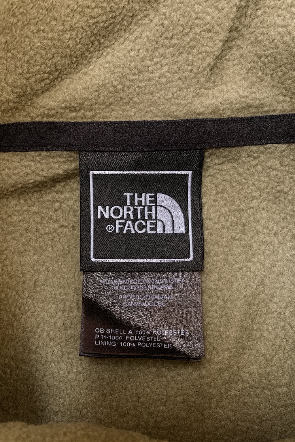 The North Face Vintage Fleece Vest Khaki / Black (L)