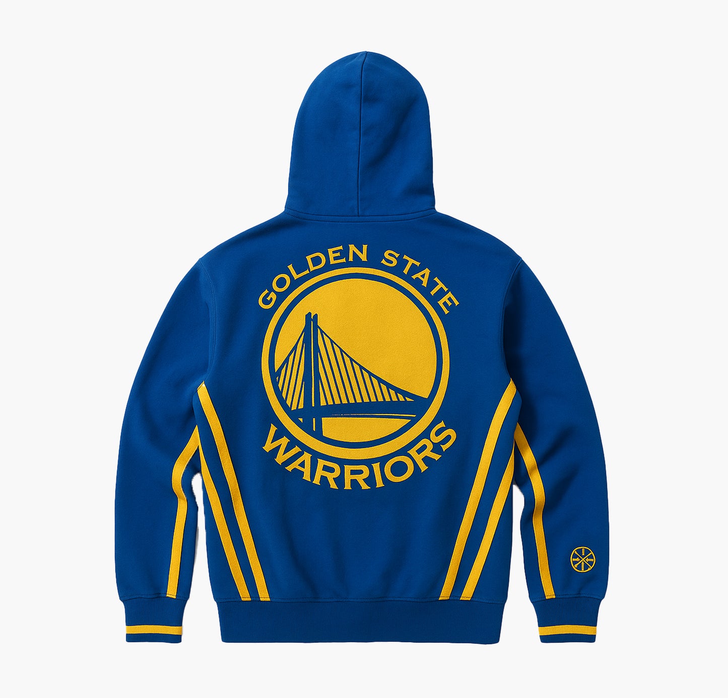 NBA Golden State Warriors Retro Style Sweater Embroidered Logo (L)