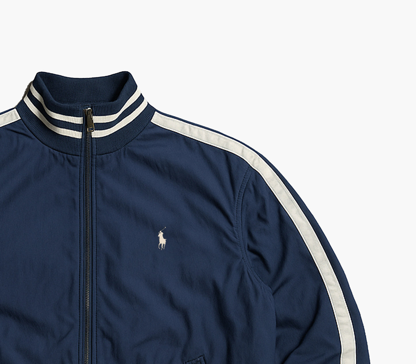Polo Ralph Lauren Navy & White College Jacket (M)