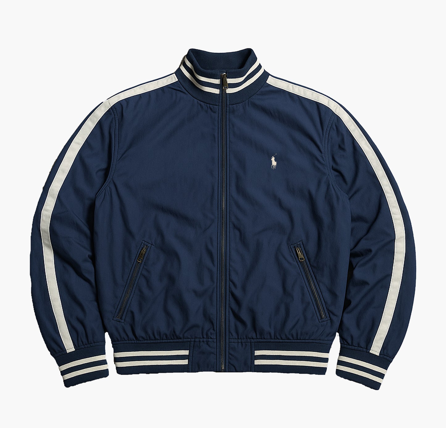 Polo Ralph Lauren Navy & White College Jacket (M)