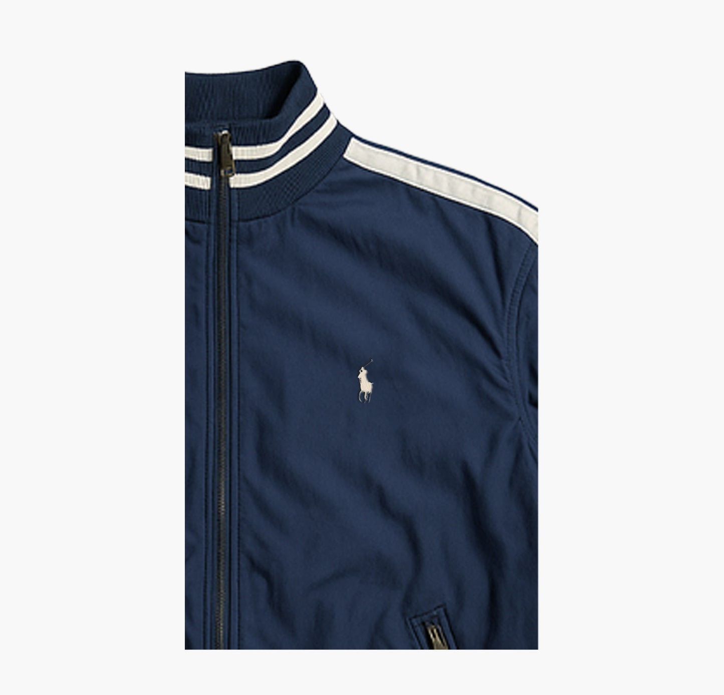 Polo Ralph Lauren Navy & White College Jacket (M)