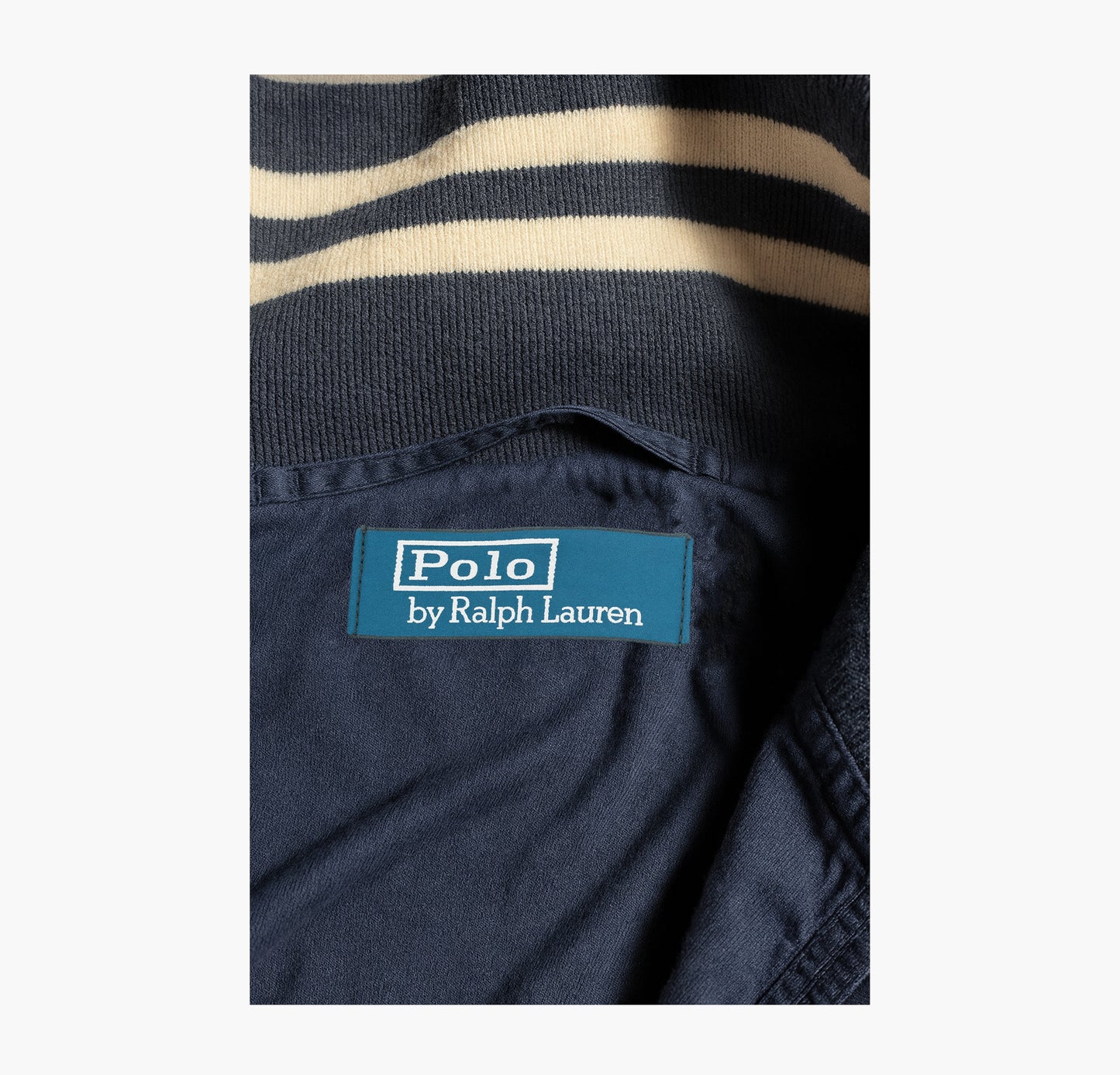 Polo Ralph Lauren Navy & White College Jacket (M)