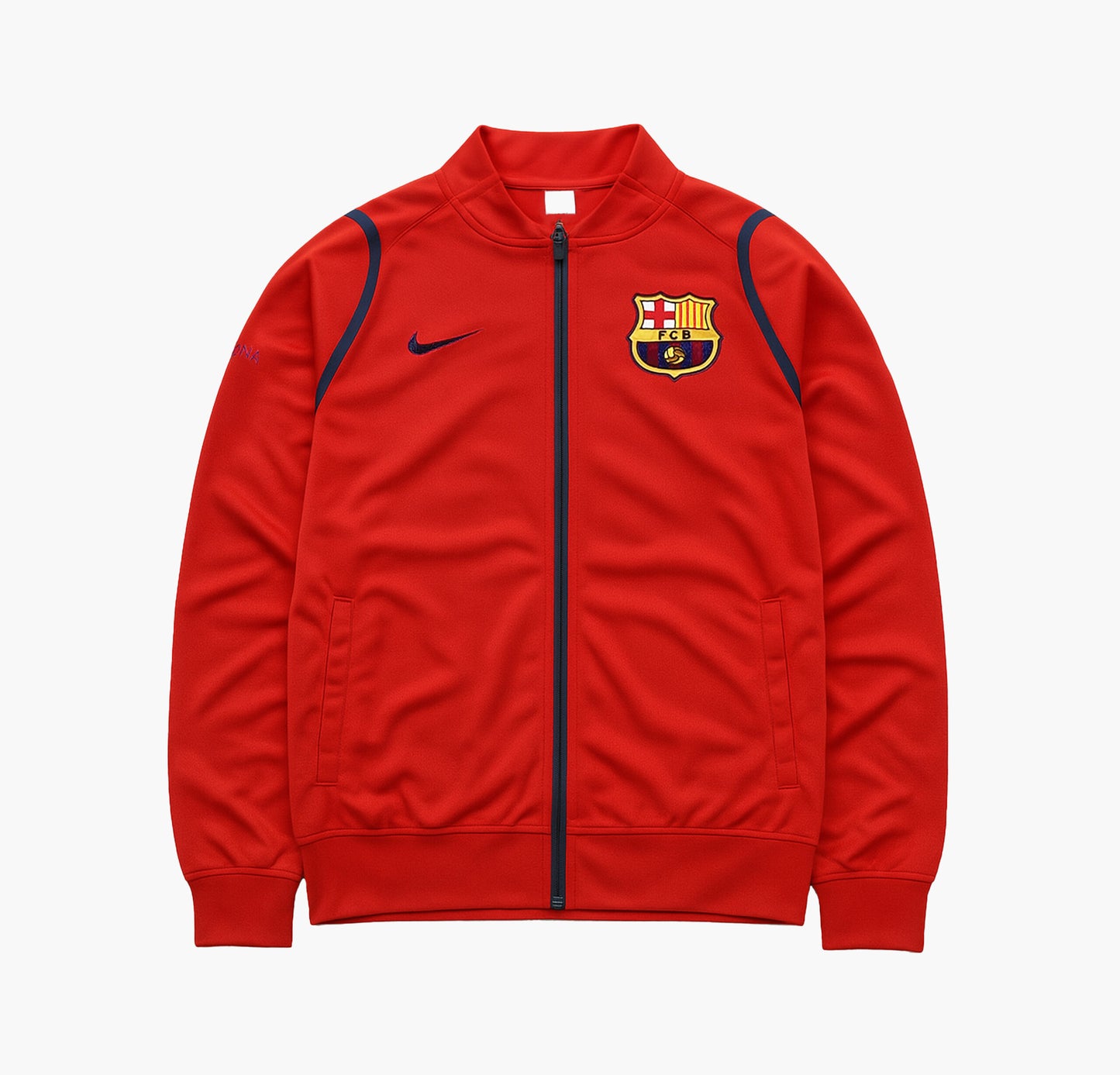 Nike Nylon Barcelona Track Jacket Gesticktes Logo (L)