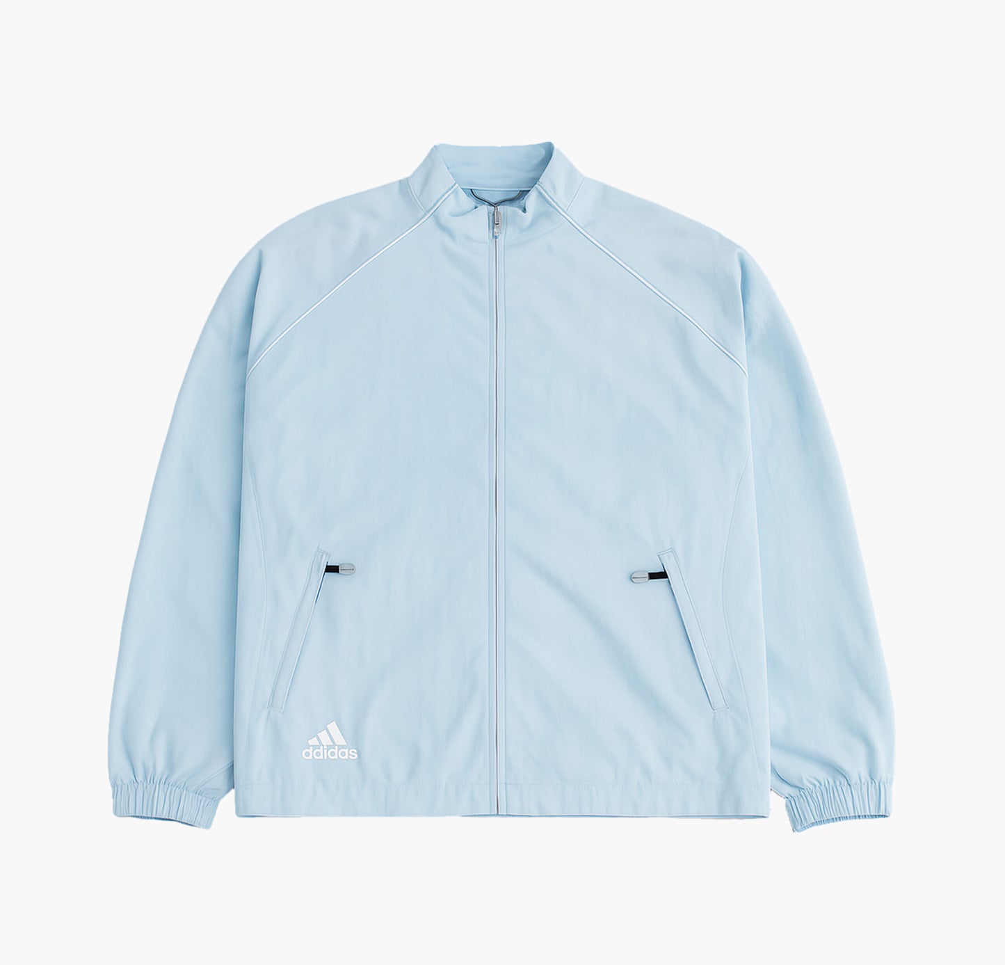 Adidas Nylon Track Jacket Gesticktes Logo Womens (L)