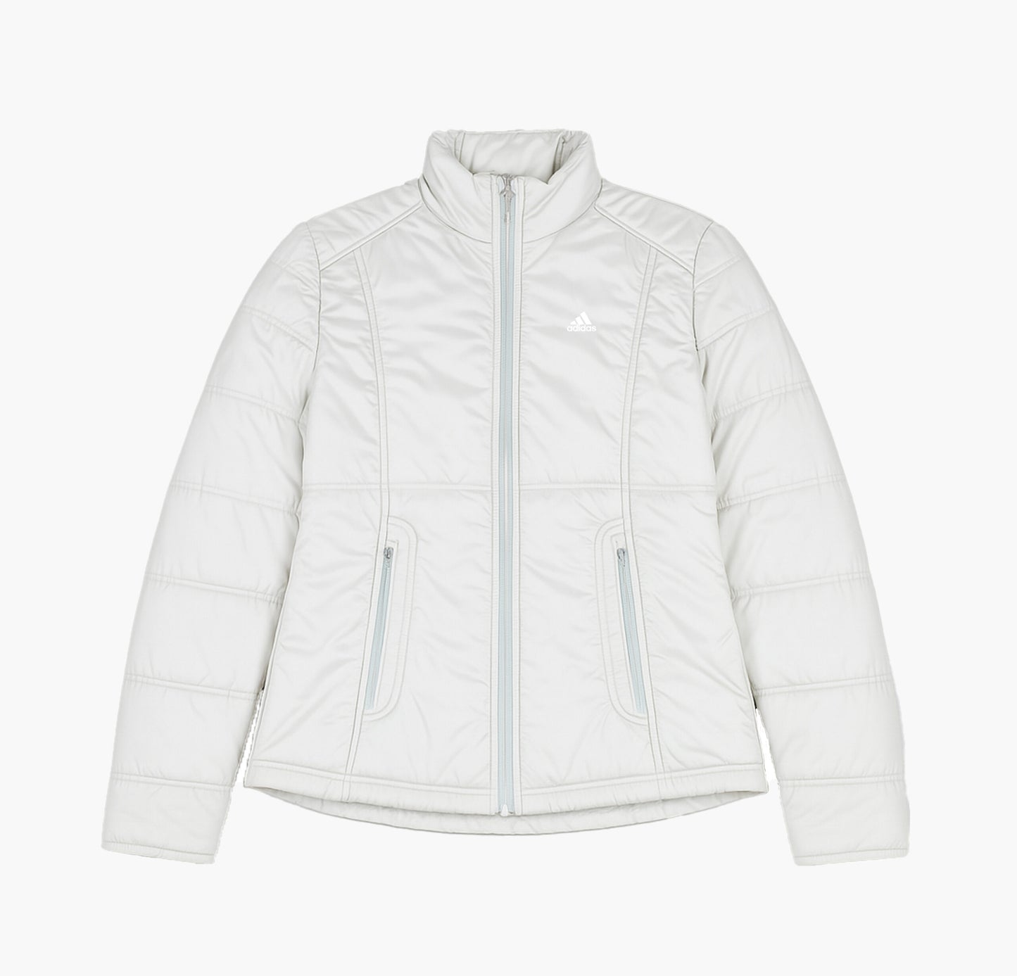 Adidas Vintage Puffer Jacket Gesticktes Logo Womens (L)