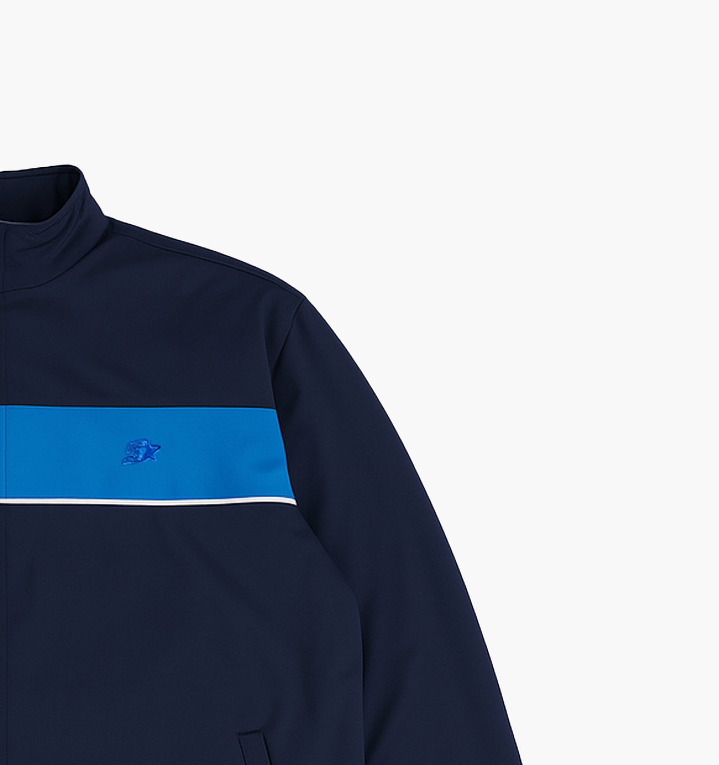 Starter Nylon Track Jacket Gesticktes Logo (XXL)