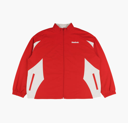 Reebok Nylon Track Jacket Gesticktes Logo (3XL)