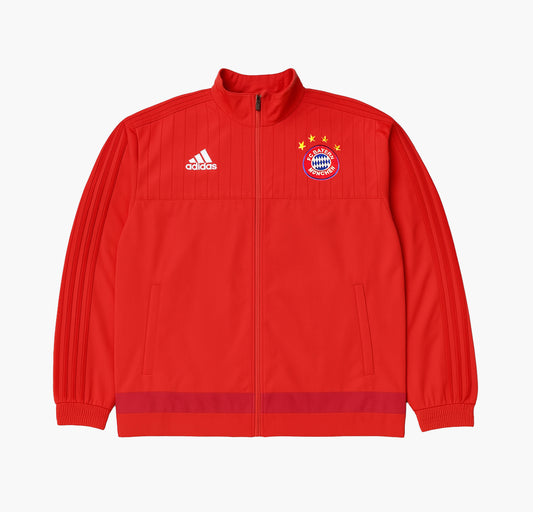 Adidas Vintage Bayern München Track Jacket Gesticktes Logo (M)