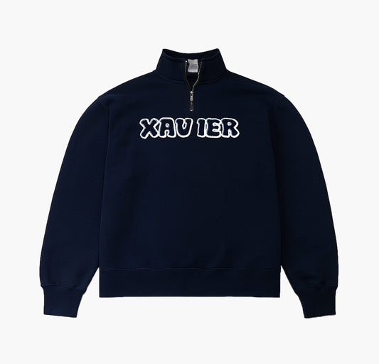 US Vintage Jerzees Quarter Zip Sweatshirt