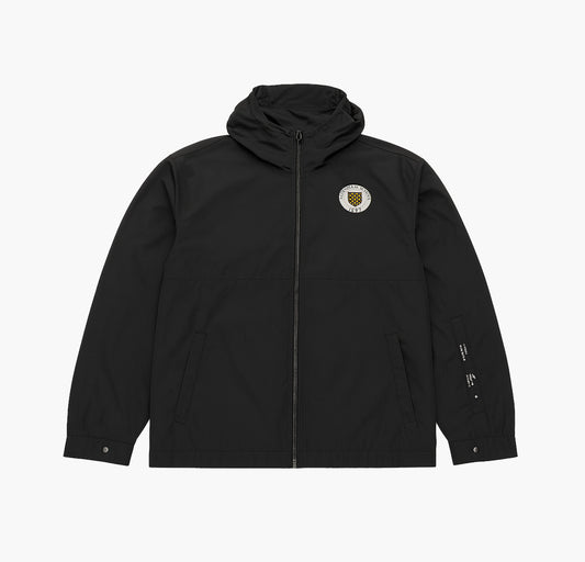 Adidas Nylon Long Windbreaker Gesticktes Logo (XL)