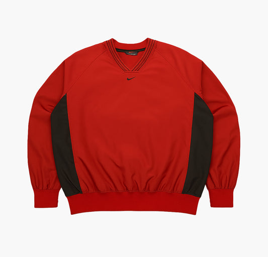 Nike Nylon V Windbreaker Gesticktes Logo (L)