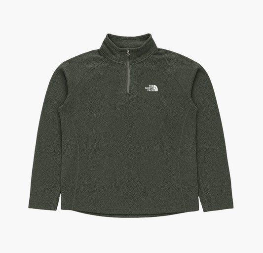 The North Face Quarter Zip Sweat Shirt Gesticktes Logo (Women's S)