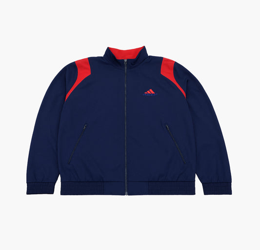 Adidas Vintage Nylon Track Jacket Gesticktes Logo (L)