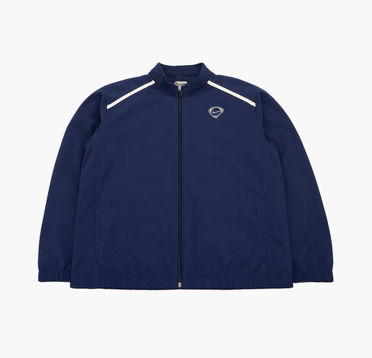 Nike Vintage Nylon Track Jacket Gesticktes Logo (L)