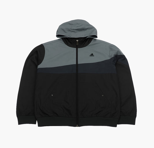 Adidas Nylon Track Jacket Gesticktes Logo