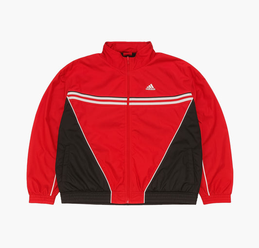 Adidas Nylon Track Jacket Stitched Logo (XL) 55