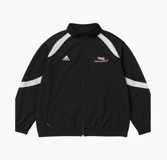 Adidas Nylon Track Jacket Stitched Logo (S)