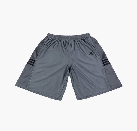 Adidas Vintage Nylon Shorts Gesticktes Logo (L)