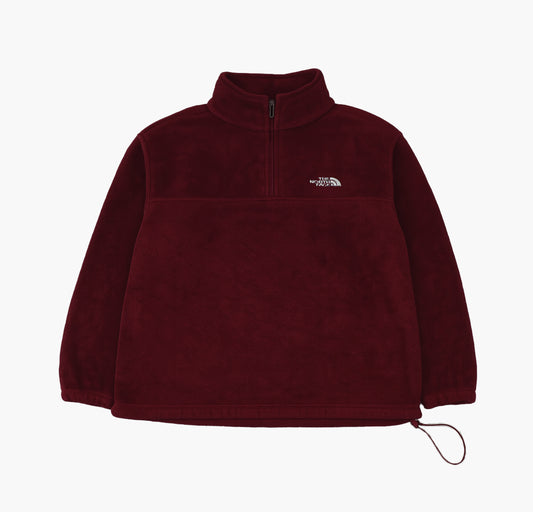 The North Face Quarter Zipp Sweat Shirt Stitched Logo (L)