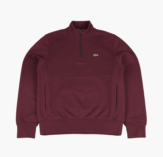 Lacoste Quarter Zip Sweat Shirt (S)