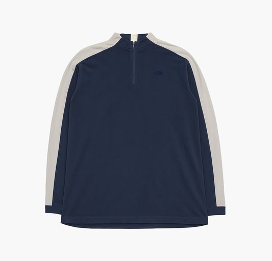 The North Face Quarter Zip Sweat Shirt Gesticktes Logo (XXL)