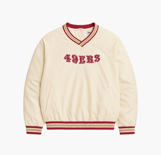 Reebok Heavyweight 49ers Windbreaker Embroidered Logo (XL)