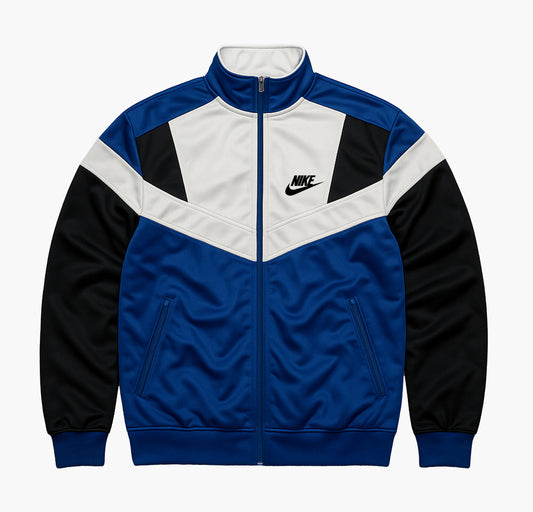 Nike Vintage 90’s Y2K White/Navy Polyester Jacket (XL)