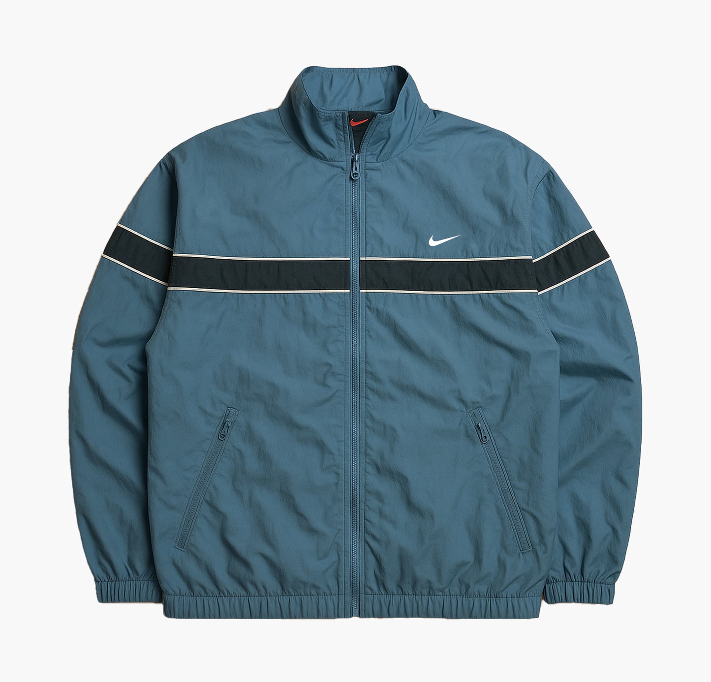 Nike Vintage 90’s Light Blue Drill Track Jacket (S)