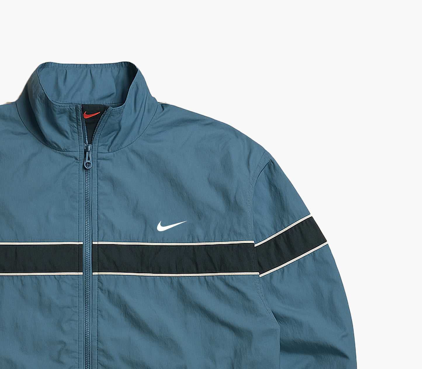 Nike Vintage 90’s Light Blue Drill Track Jacket (S)
