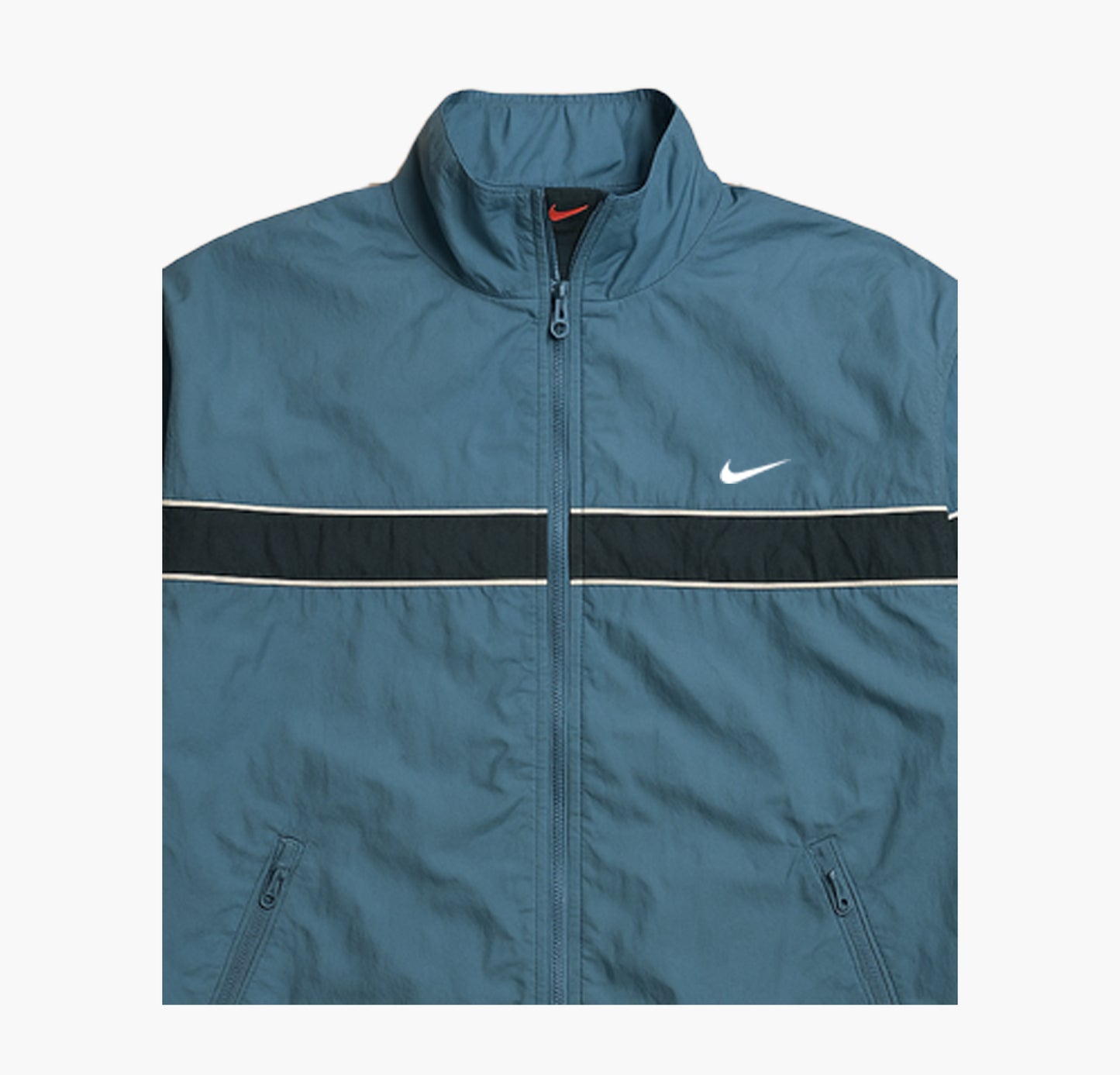 Nike Vintage 90’s Light Blue Drill Track Jacket (S)
