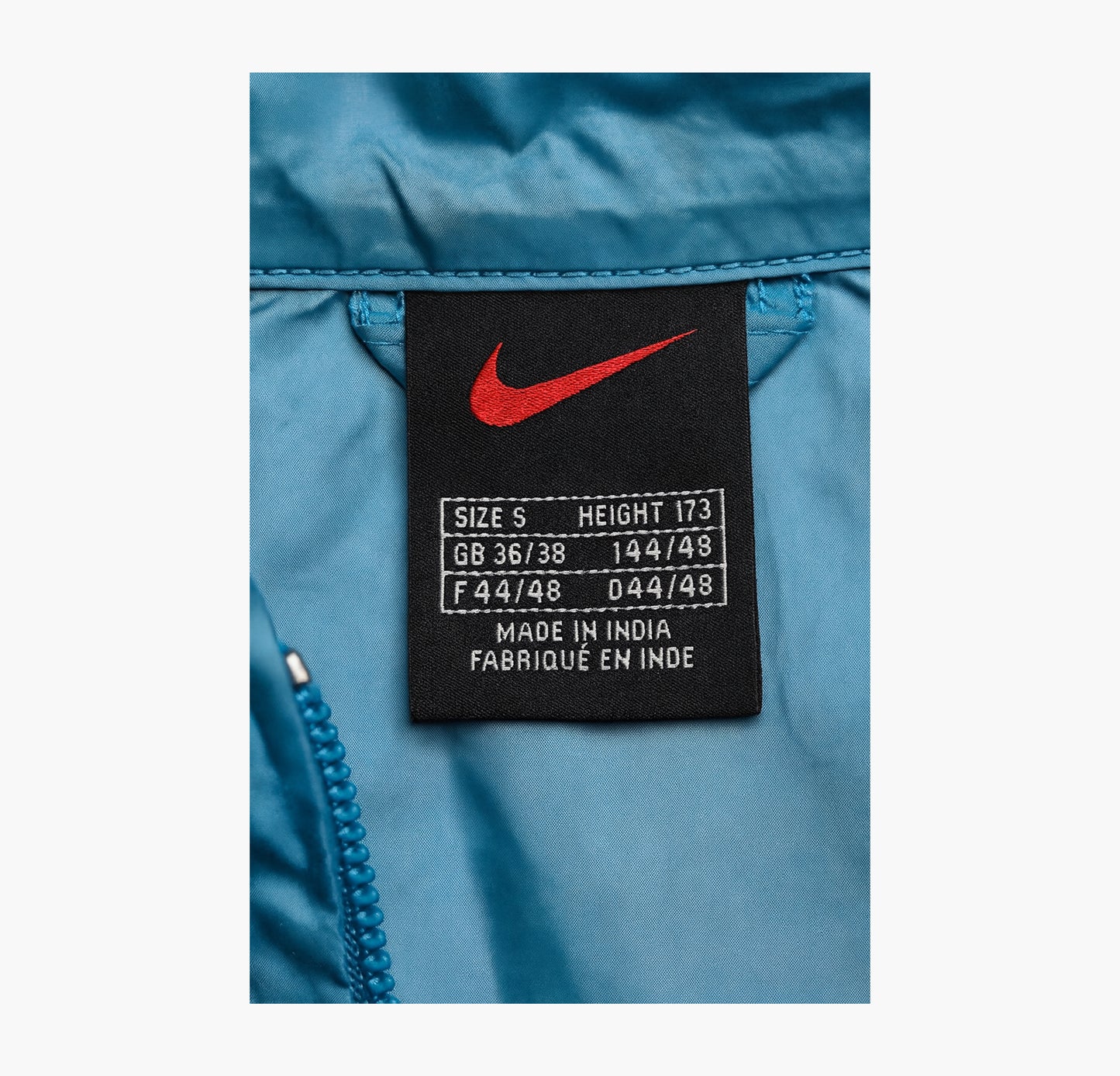 Nike Vintage 90’s Light Blue Drill Track Jacket (S)