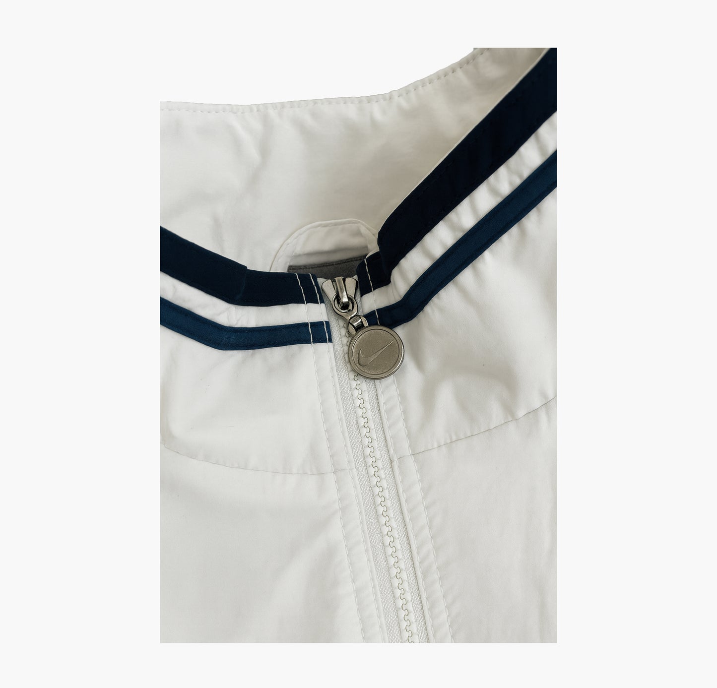 Nike Vintage Y2K White Track Jacket (XL)