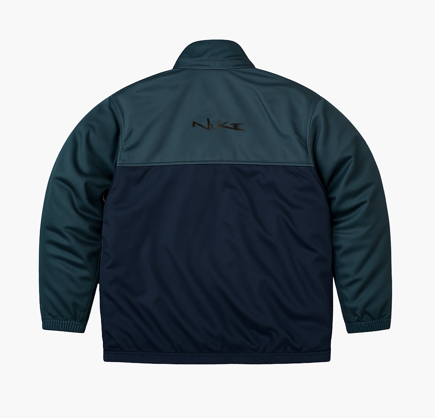 Nike Vintage 90’s Y2K Grey/Black Swoosh Track Jacket (M)