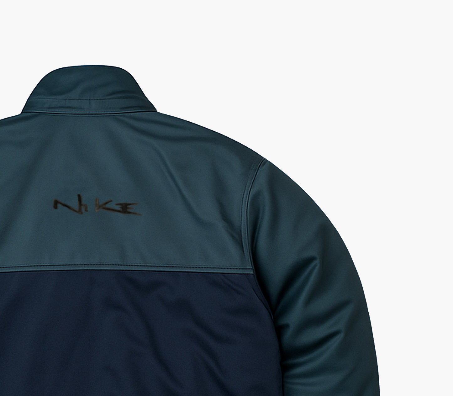 Nike Vintage 90’s Y2K Grey/Black Swoosh Track Jacket (M)