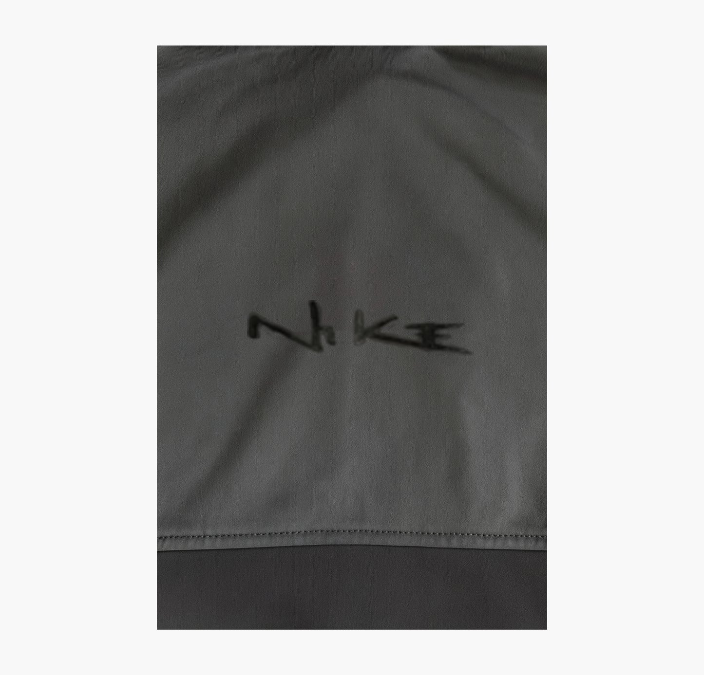 Nike Vintage 90’s Y2K Grey/Black Swoosh Track Jacket (M)