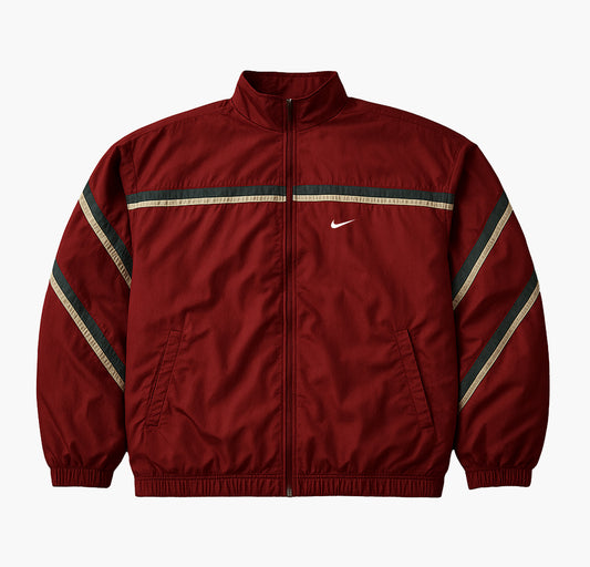Nike Burgundy/Red Windbreaker Jacket (XL)