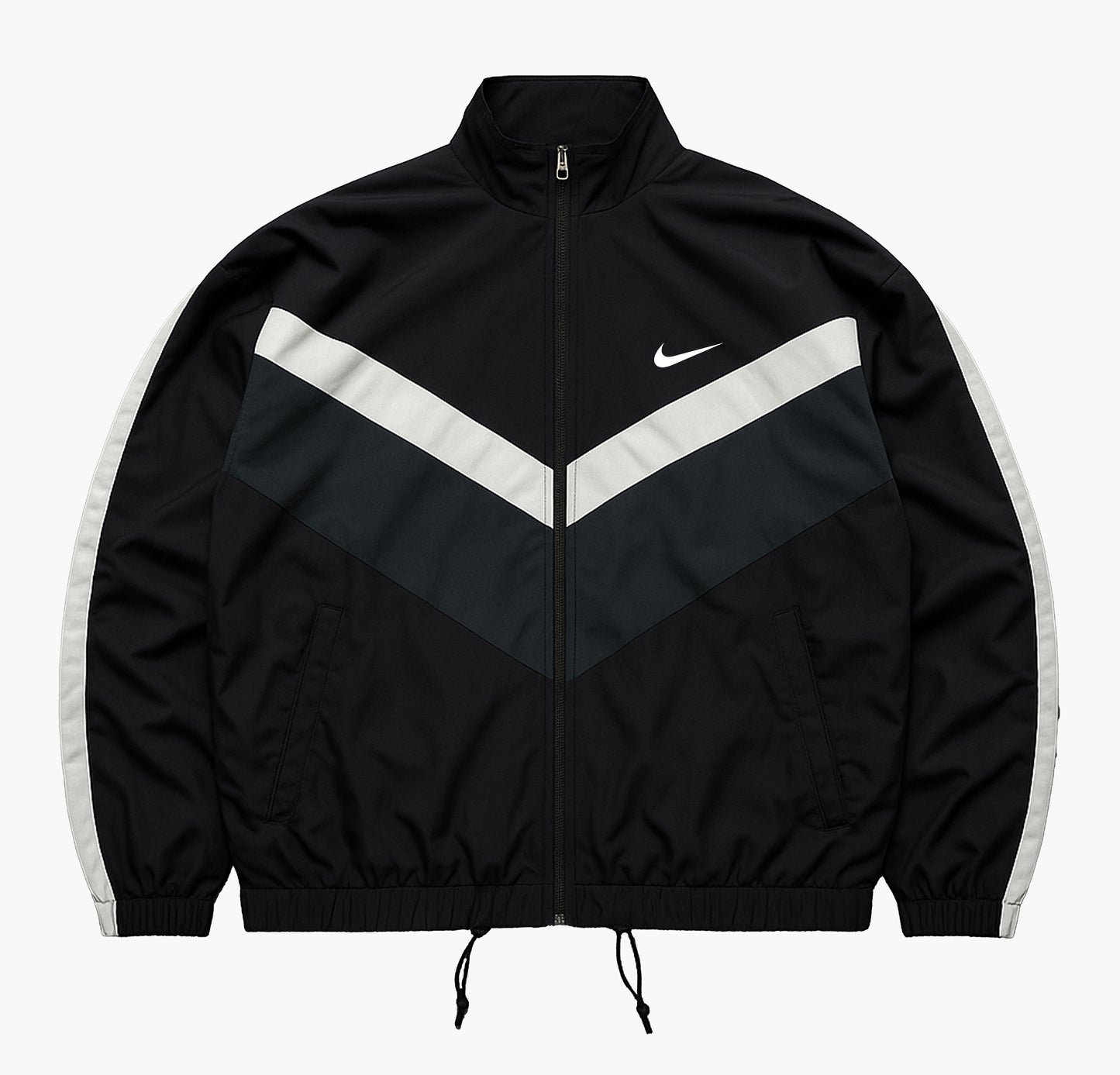 Nike Vintage Black/Grey/White Track Jacket (M)