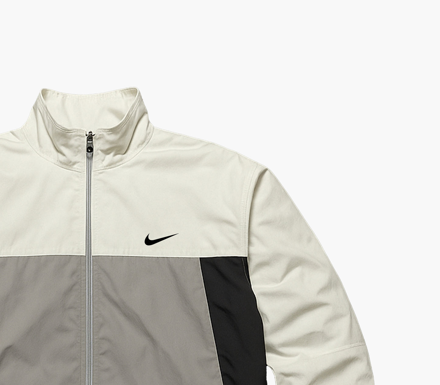 Nike Vintage White/Grey Track Jacket (XL)