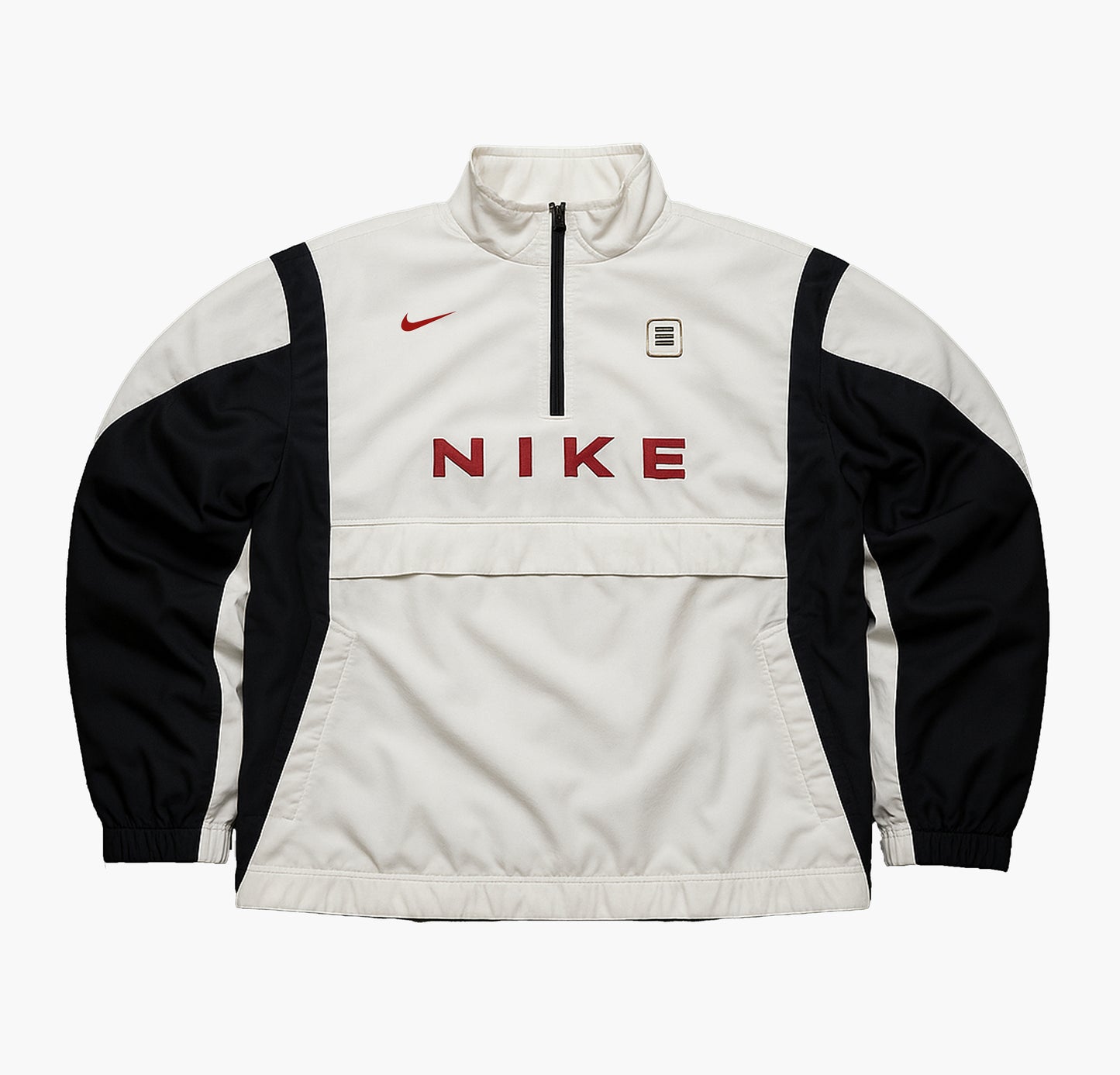 Nike Vintage 90’s/2000’s White/Black/Red Windbreaker (L)