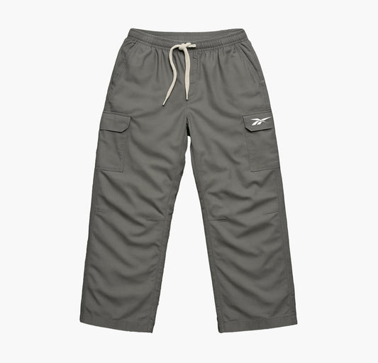 Reebok Grey Jogging Pants Embroidered Logo (M)