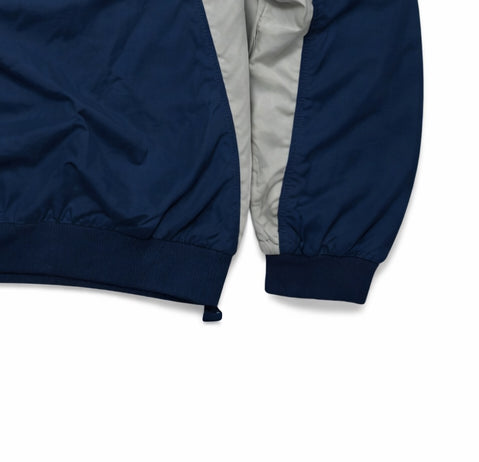 NFL New England Patrios Windbreaker Grey Embroidered Logo Vintage (M)