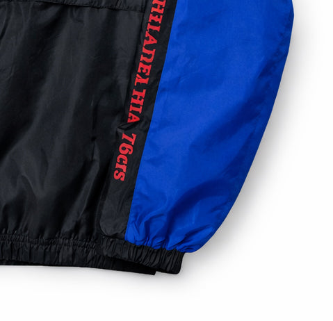 NBA 76ers Windbreaker Black Vintage (L)