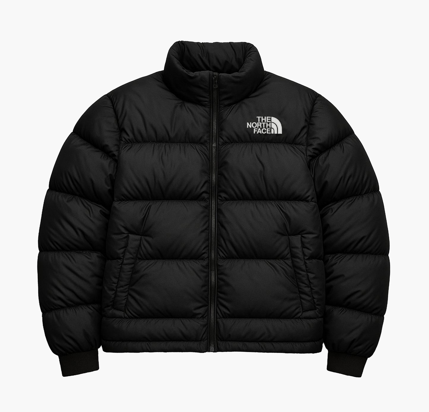 The North Face Vintage Puffer Jacket Black/White (XL)