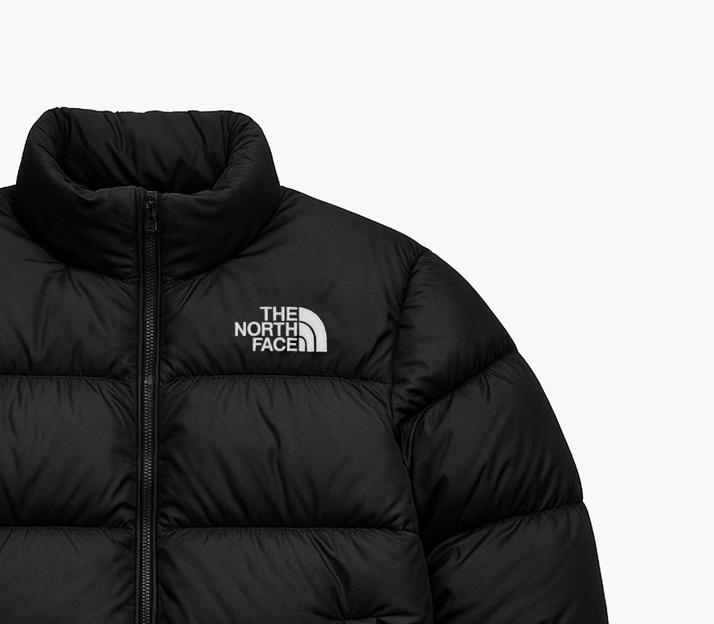 The North Face Vintage Puffer Jacket Black/White (XL)