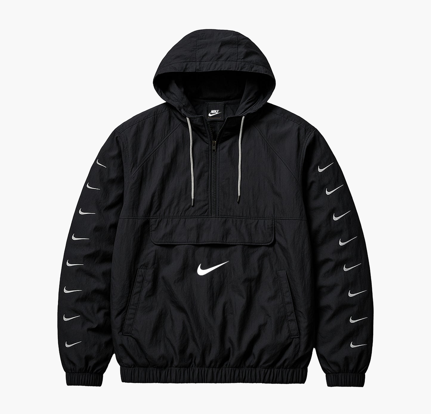 Nike Swoosh Woven Windbreaker Iconic Logo (S)