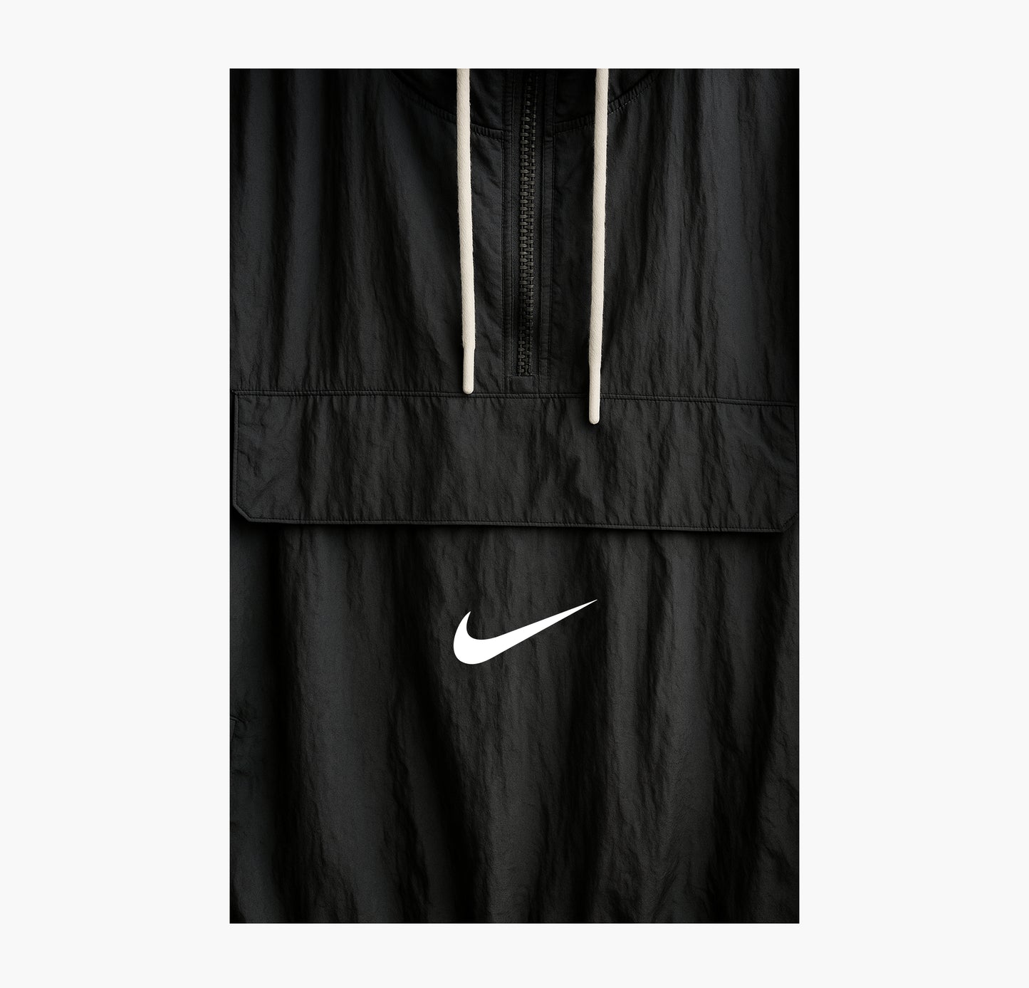 Nike Swoosh Woven Windbreaker Iconic Logo (S)