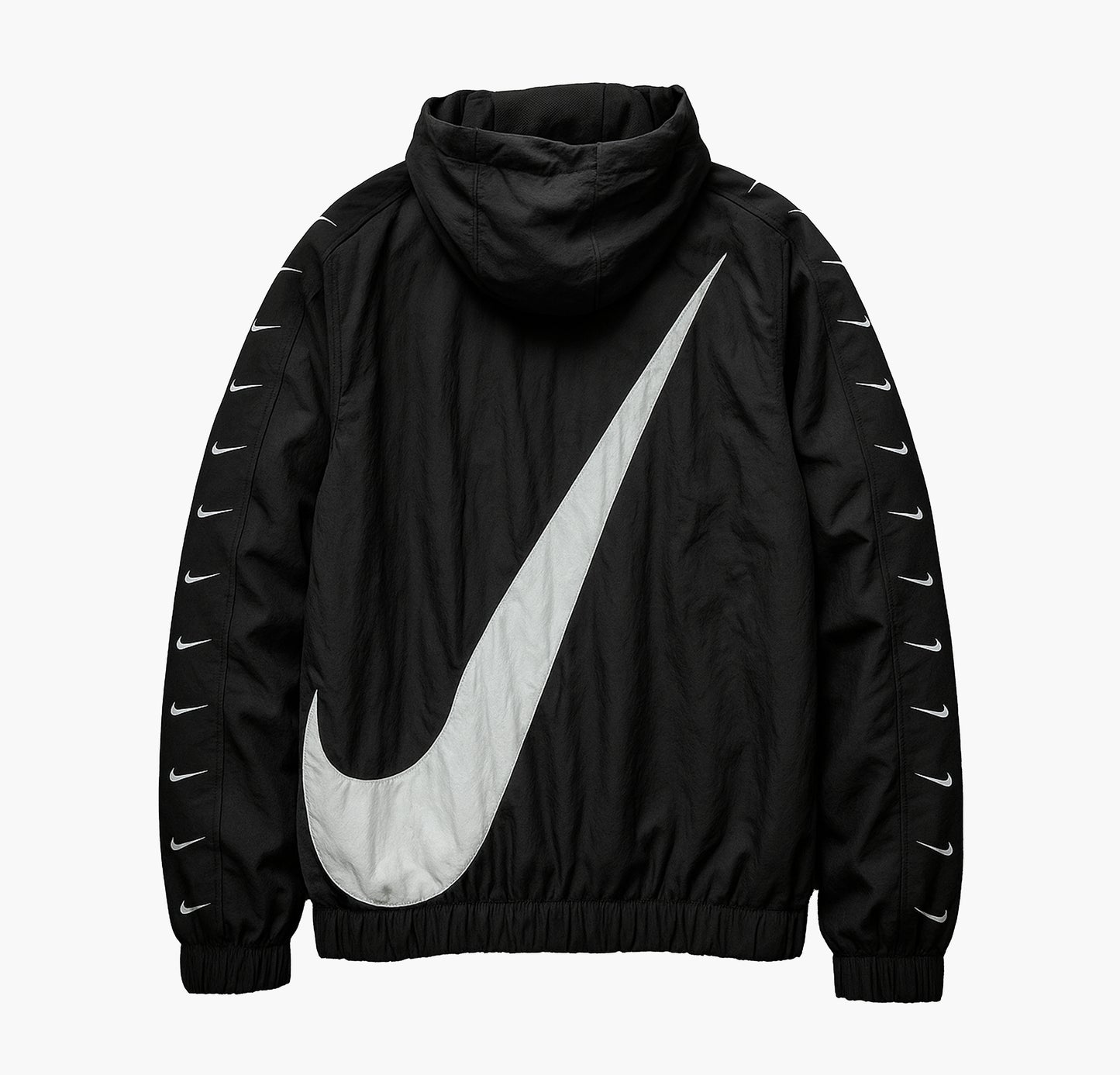 Nike Swoosh Woven Windbreaker Iconic Logo (S)