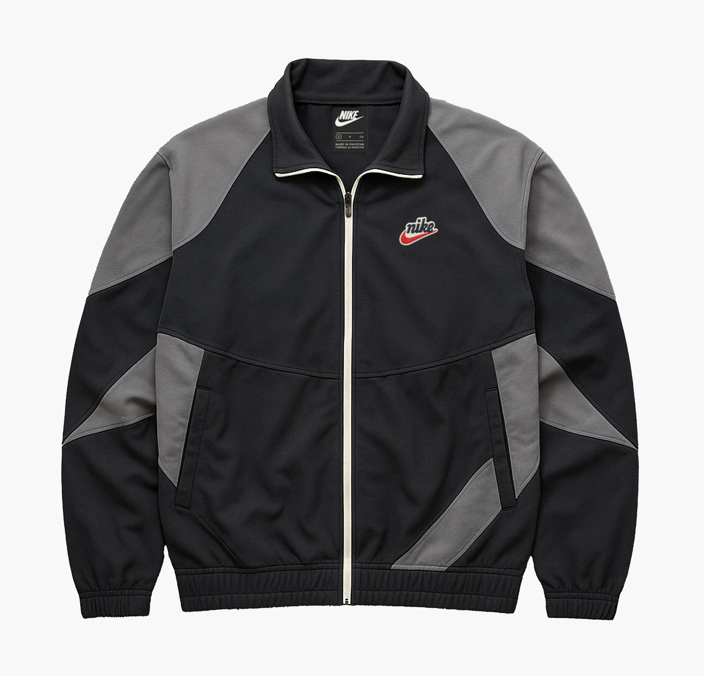 Nike Sweatshirt Jacket Two-Tone Zip-Up (S)