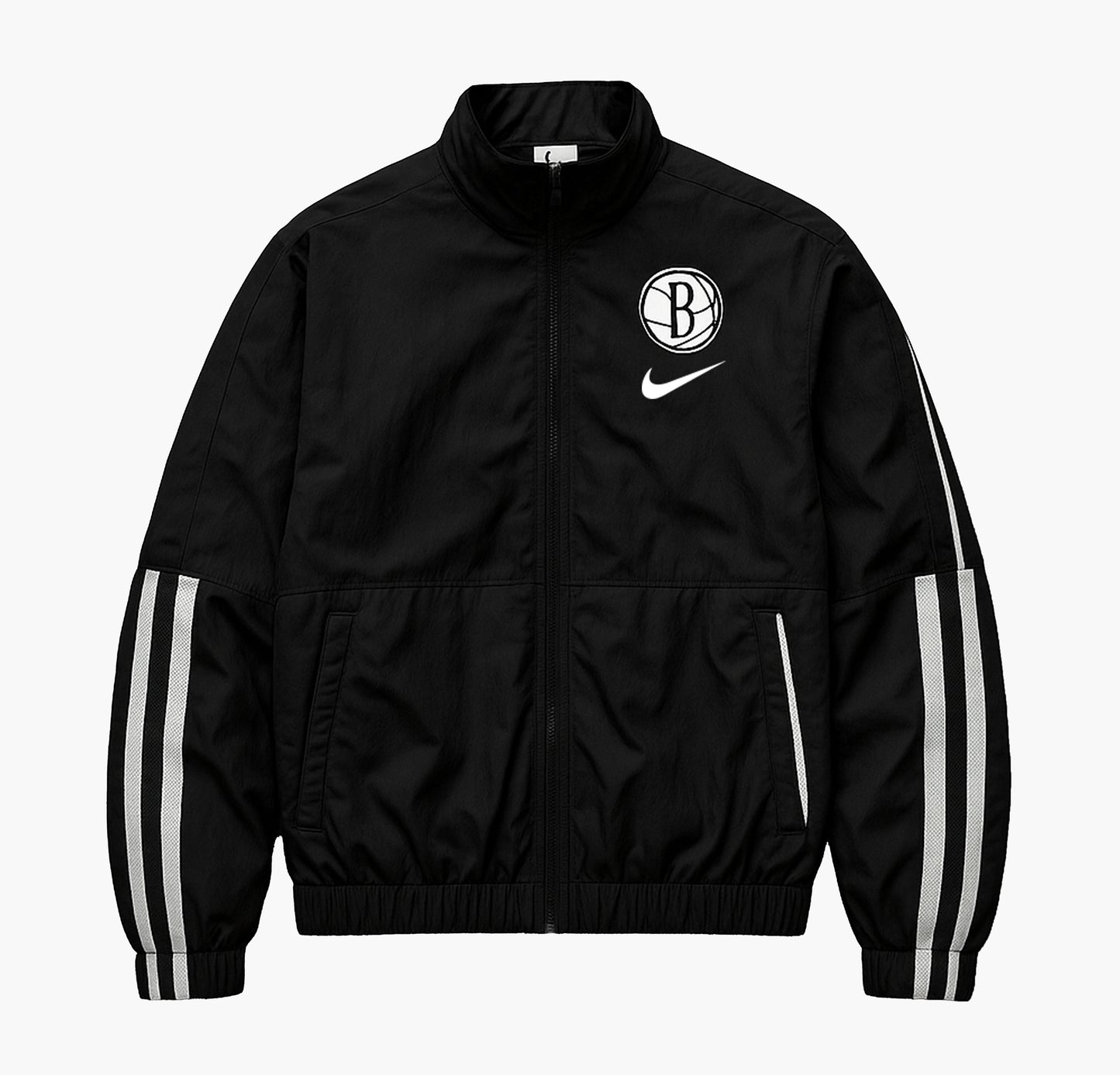 Nike Brooklyn Nets Track Jacket Embroidered Team Logo (S)